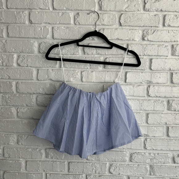 BABATON Strapless Peplum Top - Picture 3 of 4